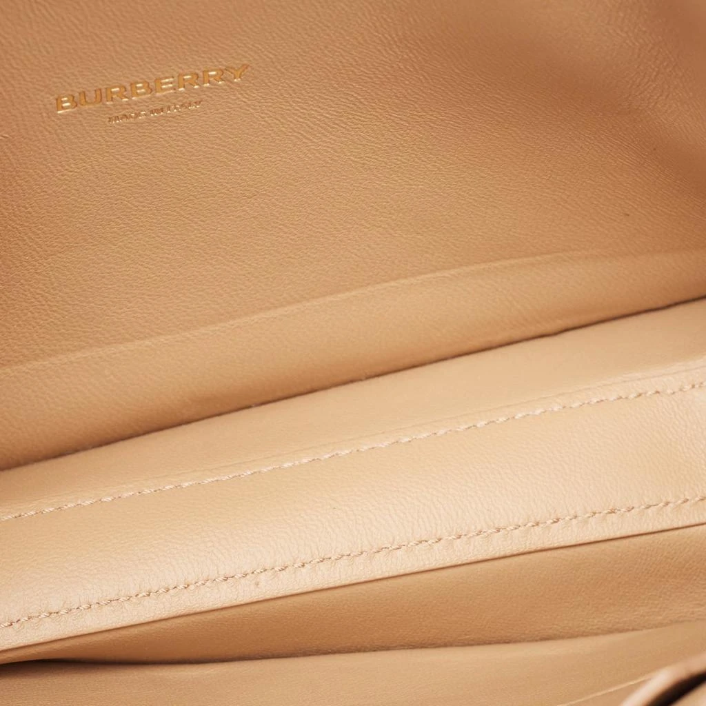 Burberry Burberry Beige Satin Studded Olympia Clutch 7