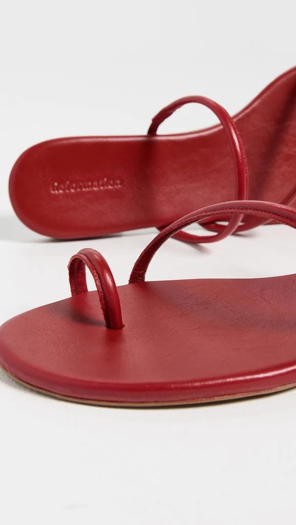 Reformation Ludo Toe Ring Strappy Flat Sandals 5
