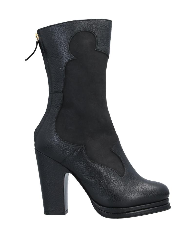 Moschino Glossy Leather Lace-Up Boot With Sole - Boots