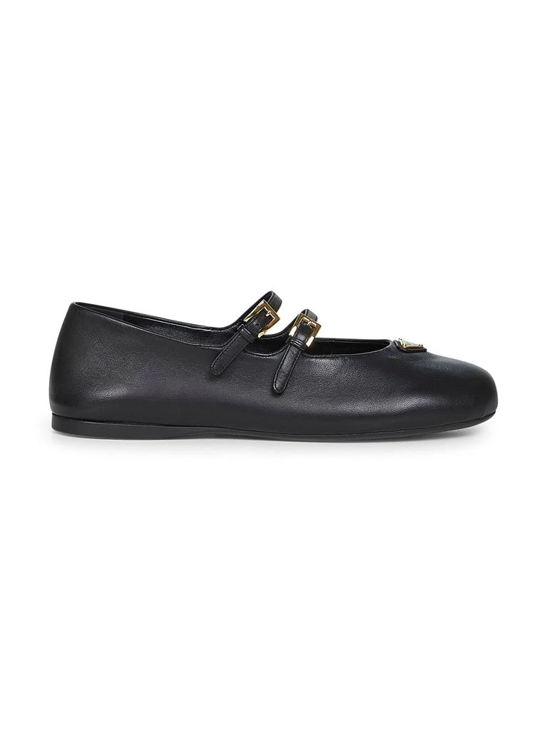 PRADA CALZATURE PRADA CALZATURE | Black nappa leather ballet flats | Women | 36 1