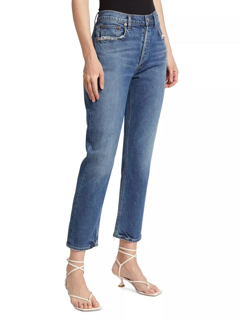 Agolde Riley Long High-Rise Straight Jeans 4