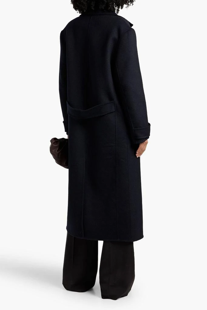 Sandro Double-breasted wool-felt coat 3