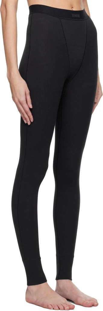 SKIMS Black Cotton Rib Leggings 2