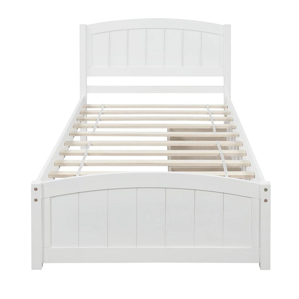 Streamdale Furniture Streamdale Twin Size Platform Bed With Two Drawers 2