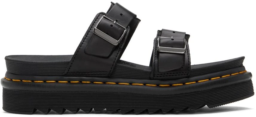 Dr. Martens Black Myles Brando Sandals 1