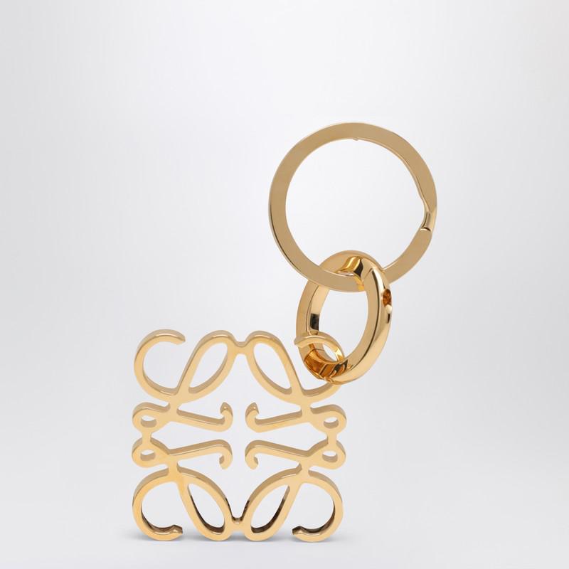 Loewe Anagram golden keychain
