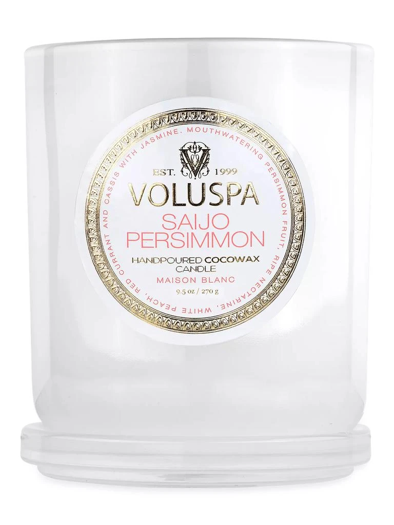 Voluspa Saijo Persimmon Boxed Classic Candle 4
