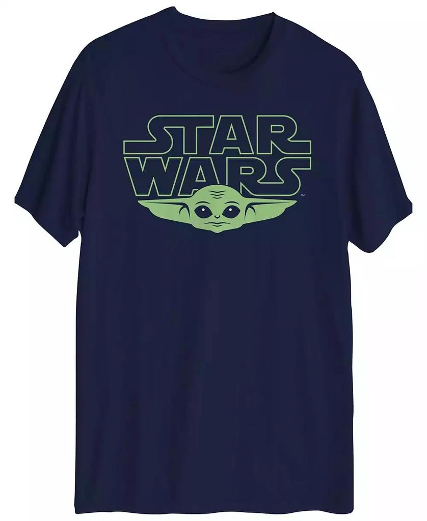 Hybrid Men's Star Wars The Child Yoda Head Graphic T-shirt 1