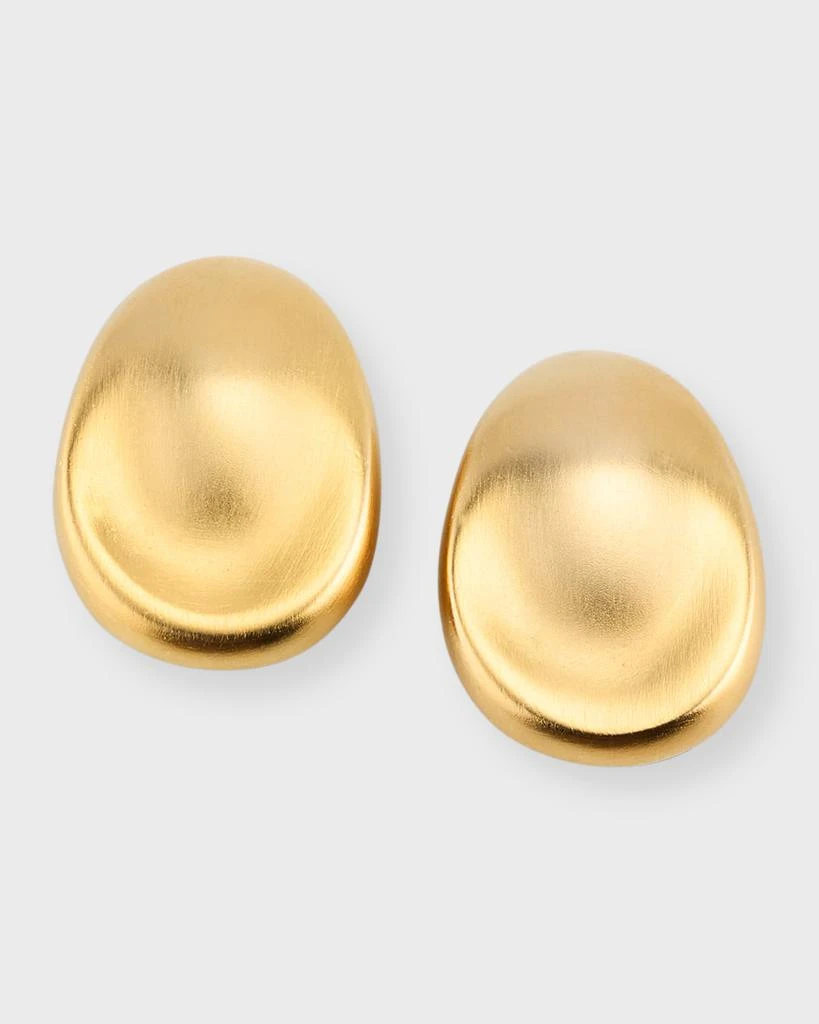 BEN-AMUN 24K Gold Electroplate Clip-On Earrings