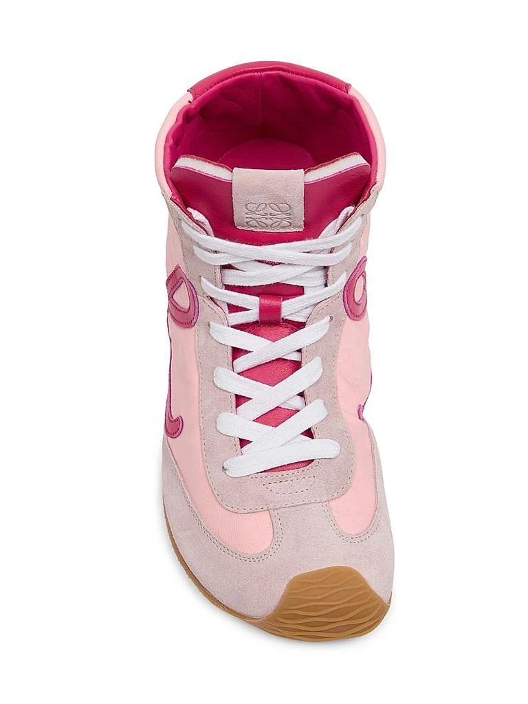 Loewe Ballet Runner 2.0 Suede 
Mesh High-Top Sneakers 4