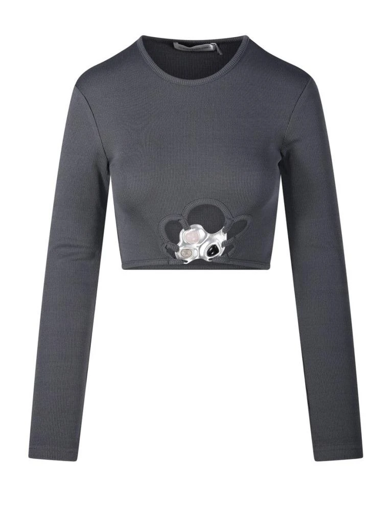 Christopher Esber Trio Stone Cropped Top 1