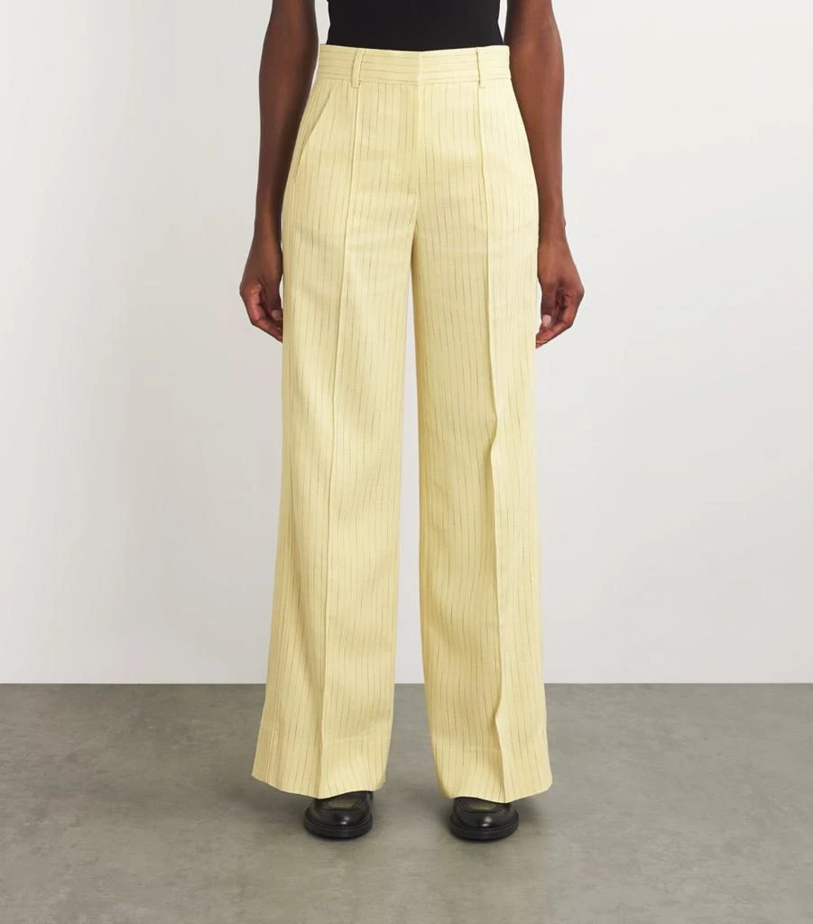 ME+EM Pinstripe Wide-Leg Trousers 3