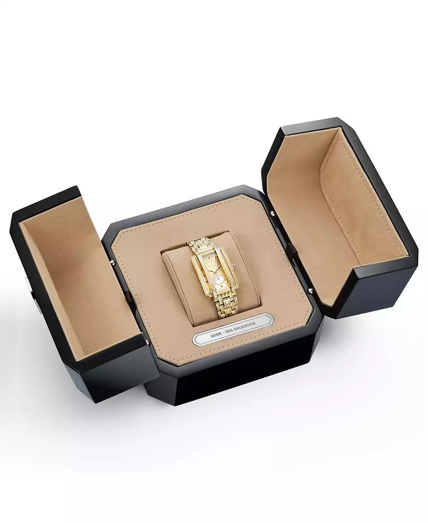 Jbw Women's Mink Platinum Series 18k Gold-plated Stainless Steel Watch, 28mm 7