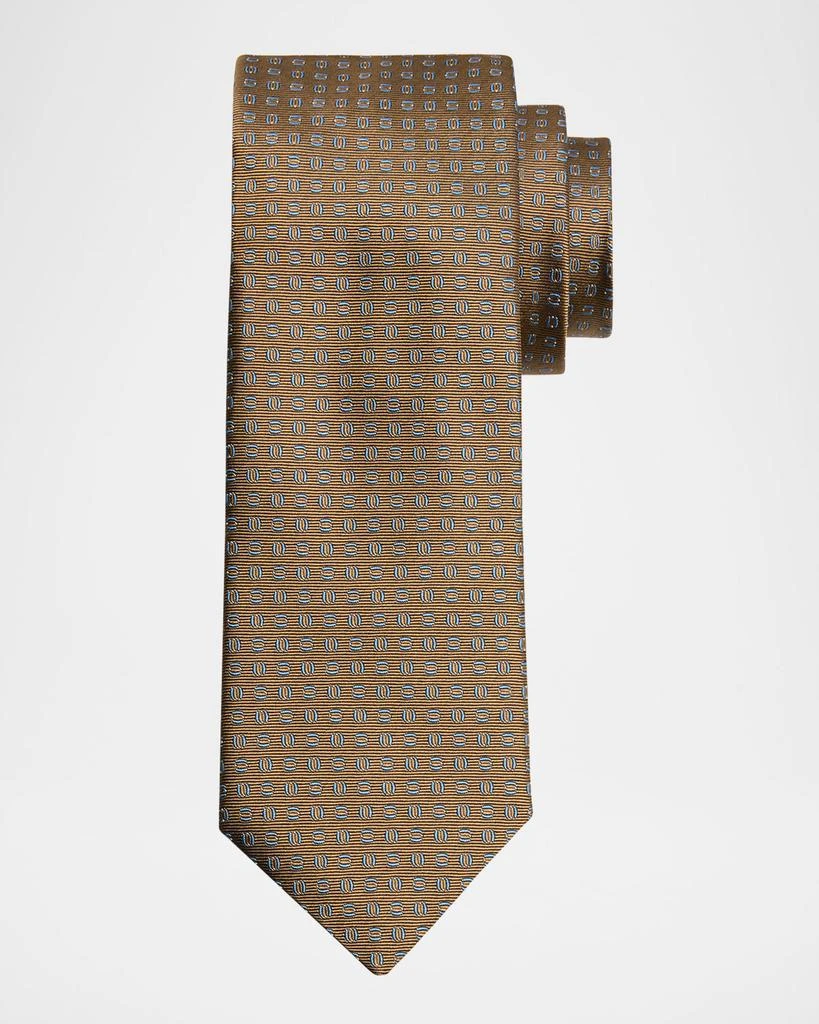 Canali Men's Oval Patterned Tie 1