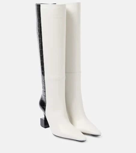 Jacquemus Les Bottes Bisou leather knee-high boots 1