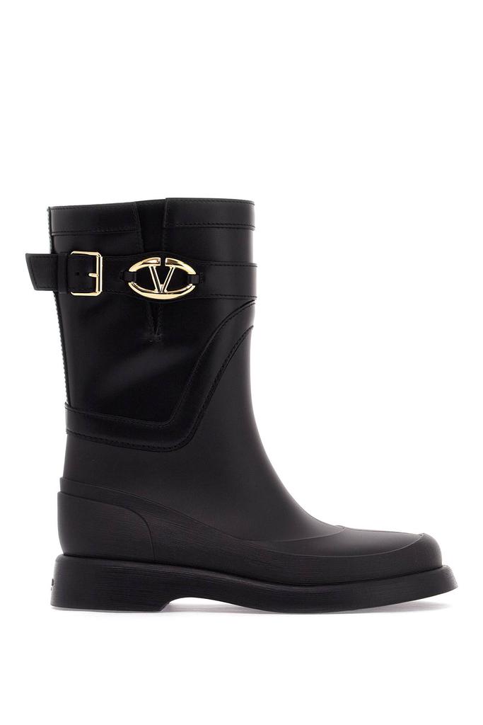 Valentino rain boots with vlogo, the bold edition