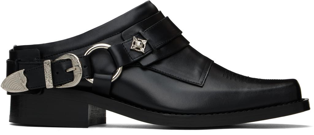 Toga Virilis Black Western Mules