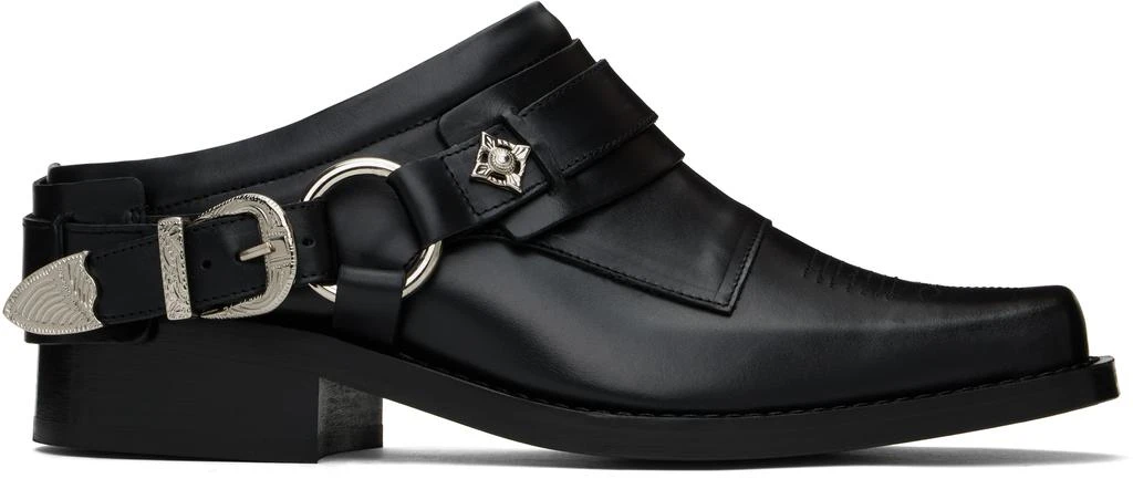 Toga Virilis Black Western Mules 1