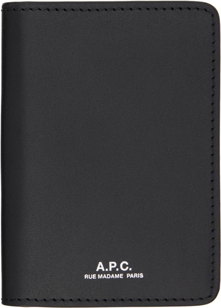 A.P.C. Black Stefan Card Holder