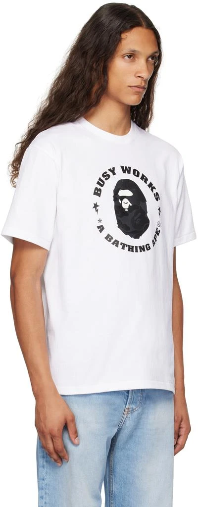 Bape White Ink Camo Busy Works T-Shirt 2