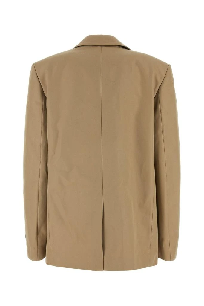 Alexander Wang Alexander Wang Pre-Styled Layered Logo Patch Single-Breasted Blazer 2