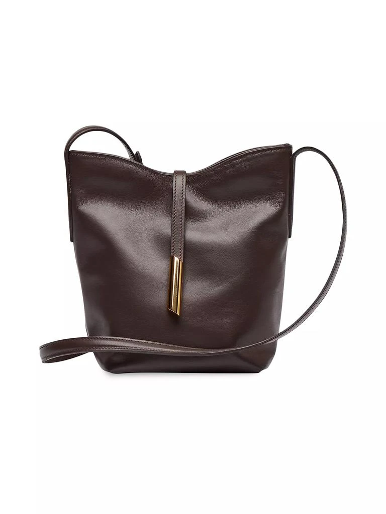 Little Liffner Mini Penne Leather Bucket Bag 1
