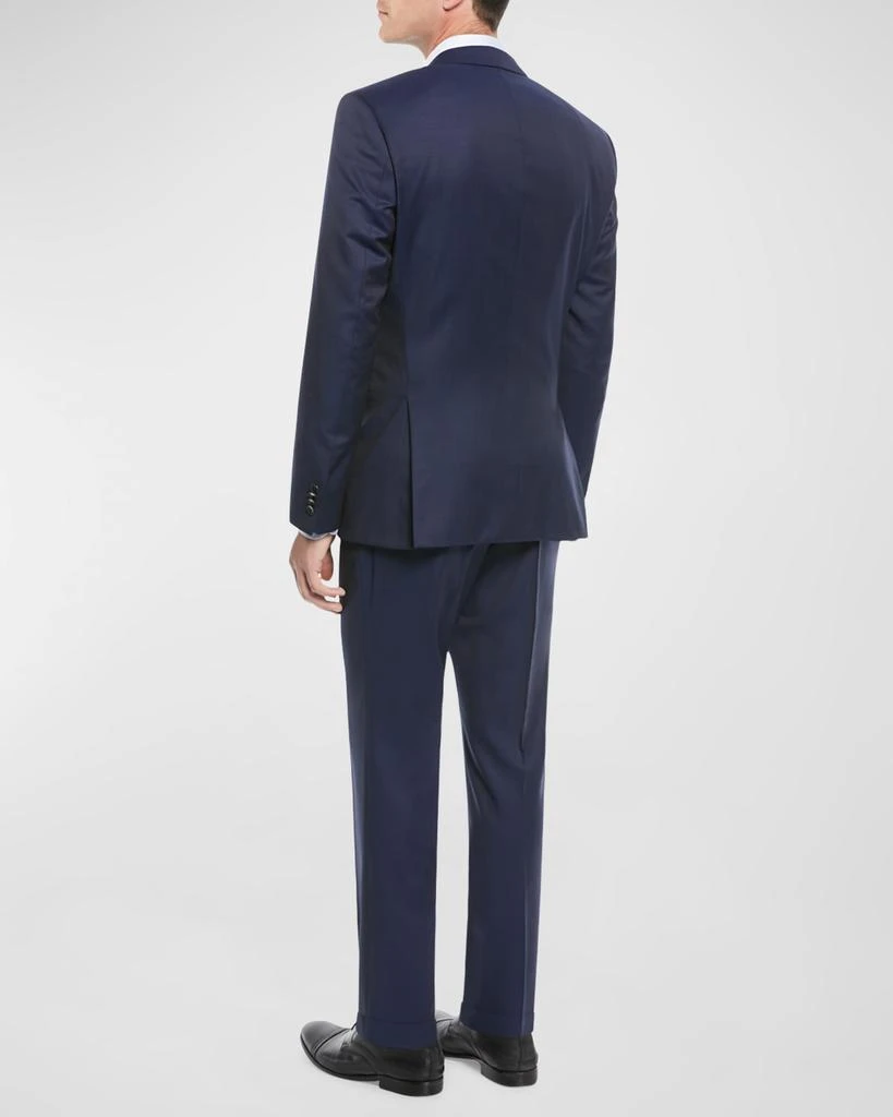 Hugo Boss Men's Wool Basic Two-Piece Slim Fit Suit, Blue 4