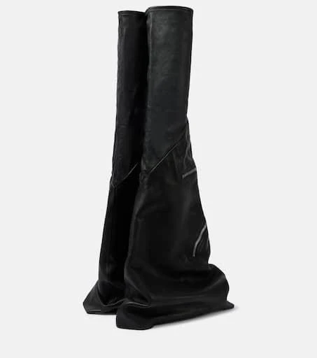 Rick Owens Cargoflares leather knee-high boots 2