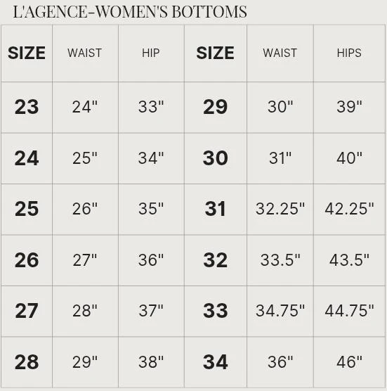 L
Agence L
Agence - Women
s Columbia Selma High Rise Sleek Baby Boot Jeans 6