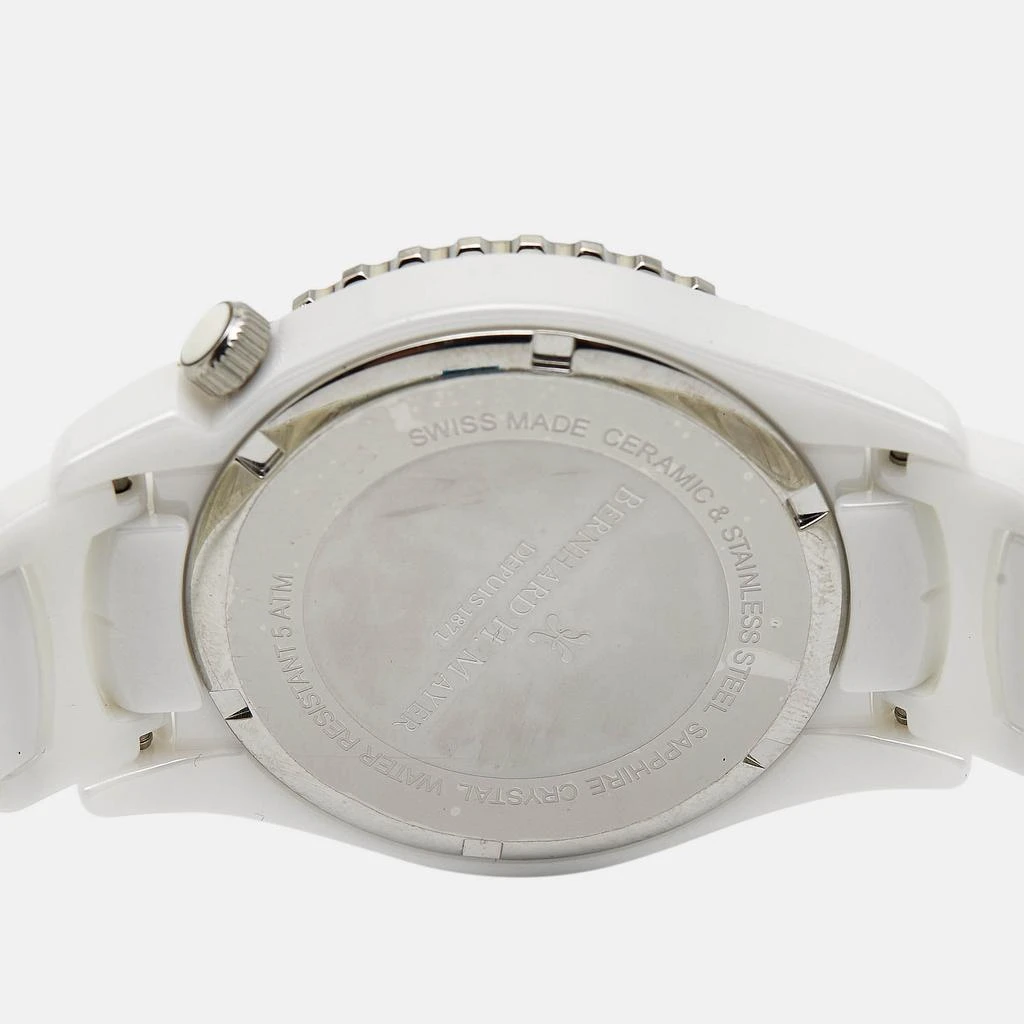 Bernhard H. Mayer Bernhard H.Mayer White Ceramic Stainless Steel La Vida B2416/CW Women's Wristwatch 38 mm 4