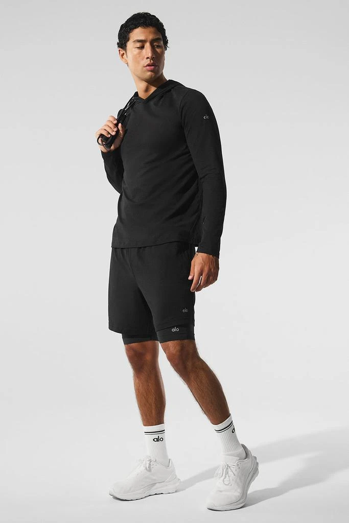 Alo Conquer React 2-In-1 Performance Short - Black/Black 4