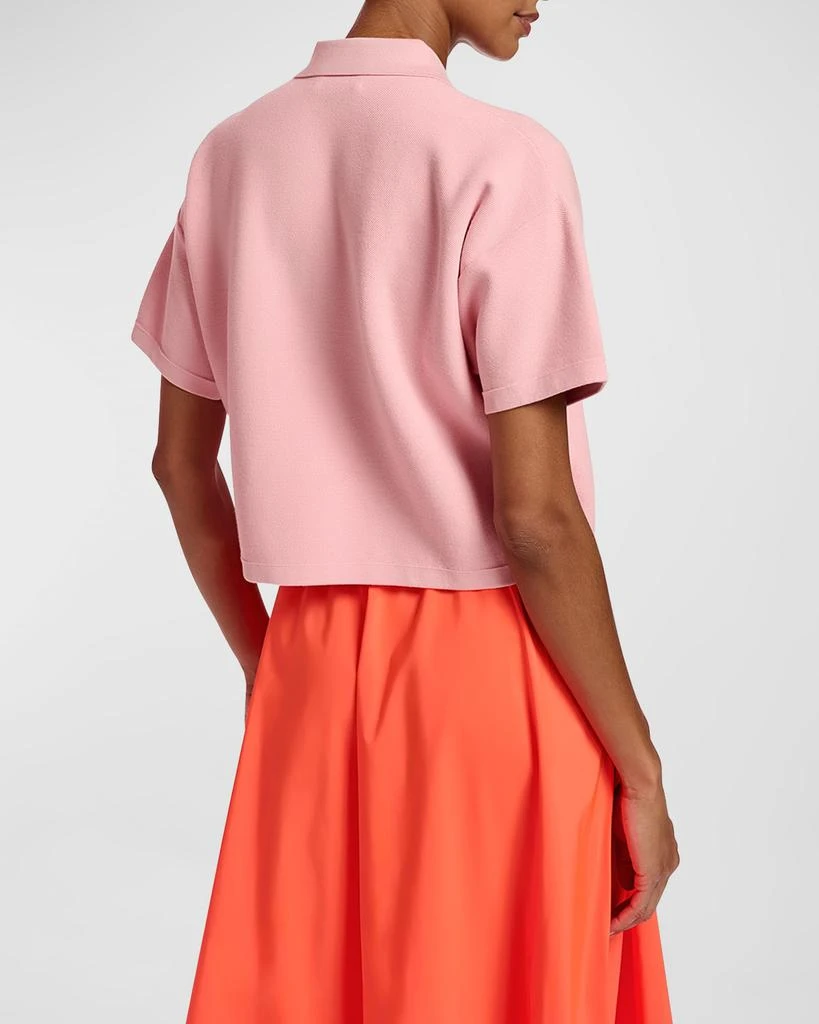 Essentiel Flame Polo Shirt with Beaded Embroidery 5