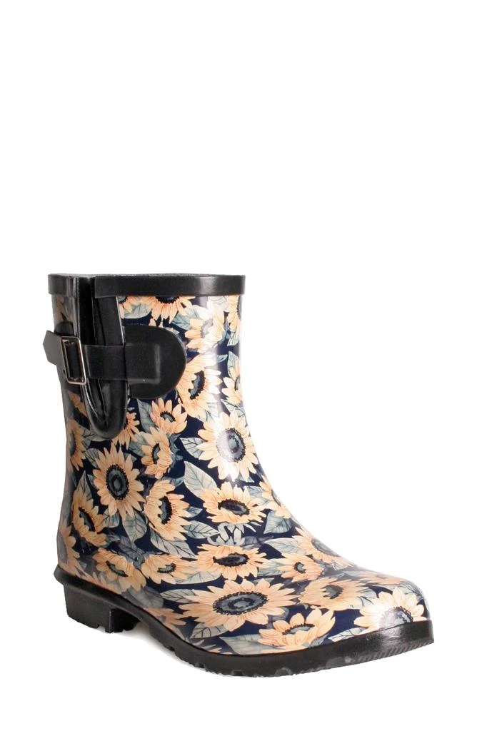 Nomad Droplet Patterned Waterproof Rain Boot