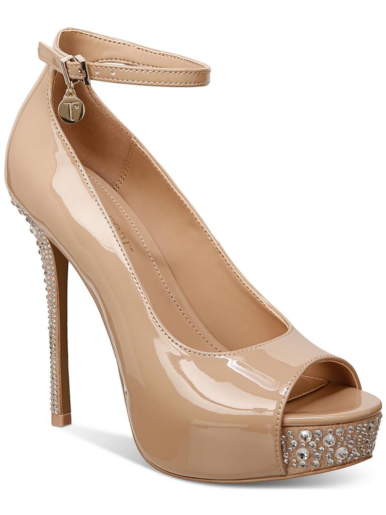 Thalia Sodi Libbie Womens Patent Rhinestone Pumps