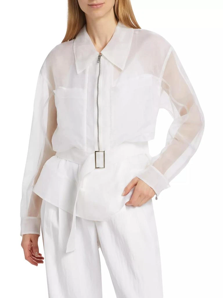 3.1 Phillip Lim Cotton Organza Utility Jacket 3