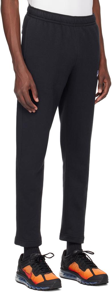 NIKE Black Embroidered Sweatpants