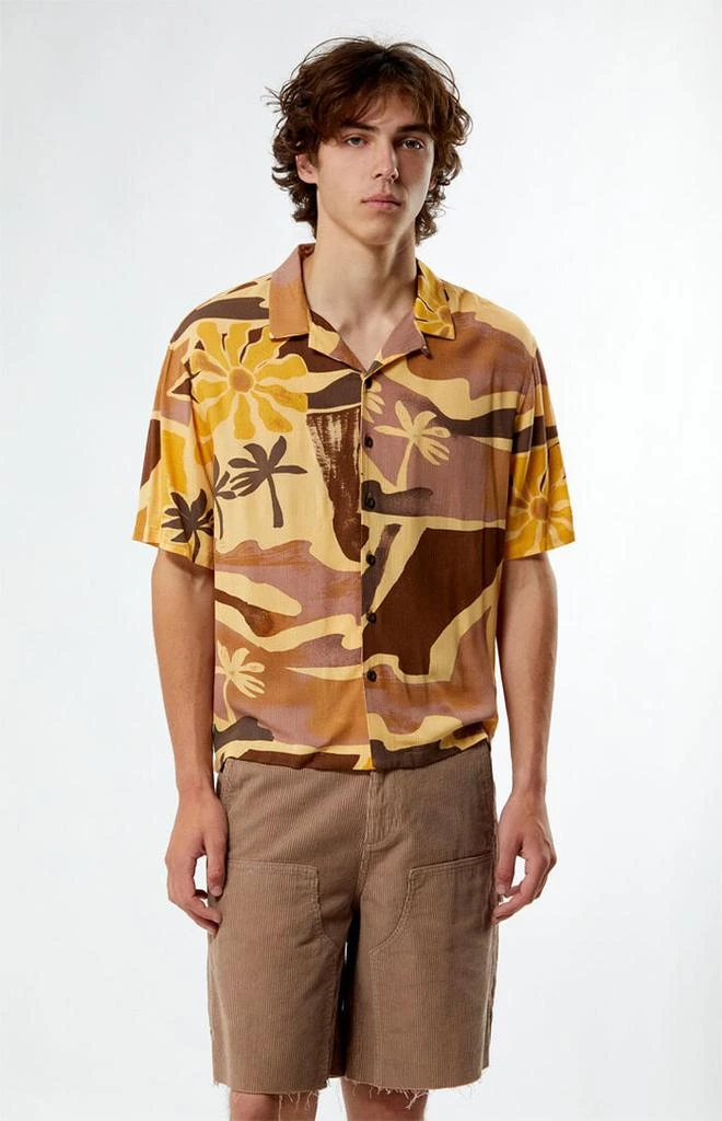 PacSun Printed Camp Shirt 1