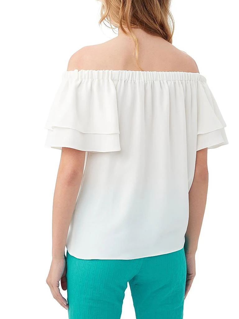 Trina Turk Silia Bow Off-the-Shoulder Top 5