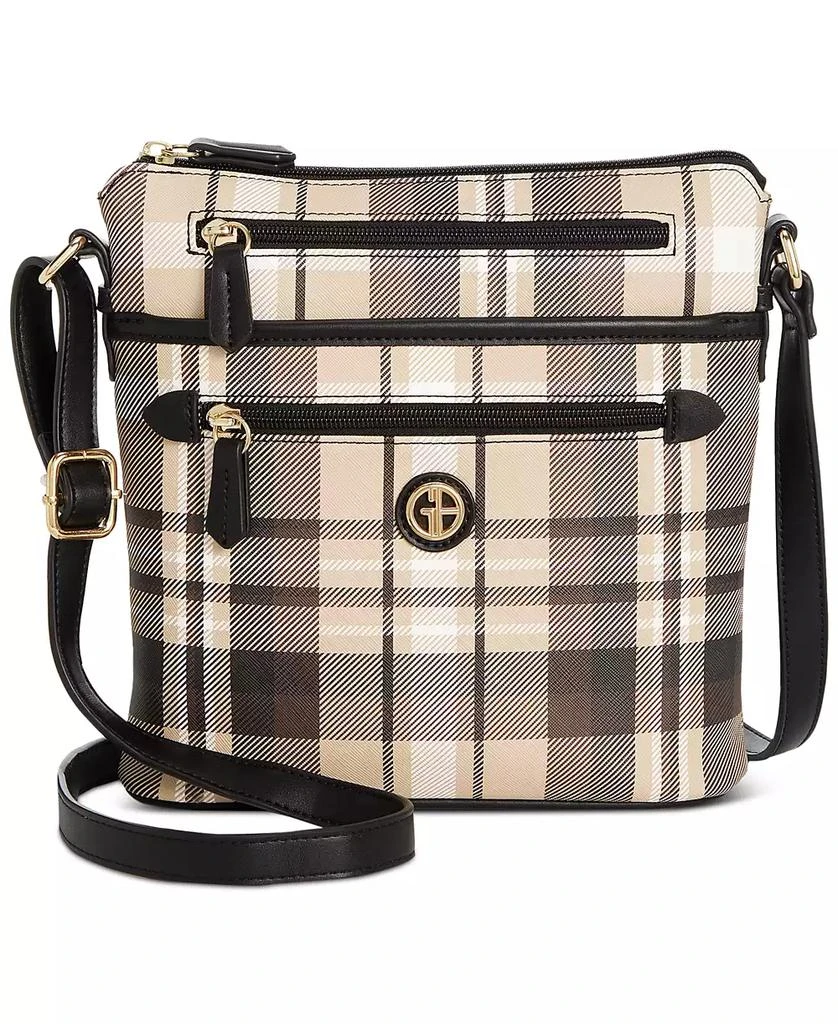 Giani Bernini Plaid North South Crossbody, Created for Macy's 1