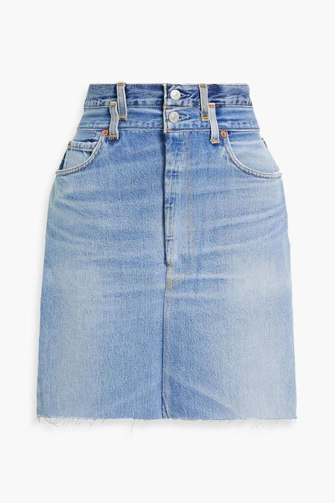 RE/DONE WITH LEVI'S Denim mini skirt 1