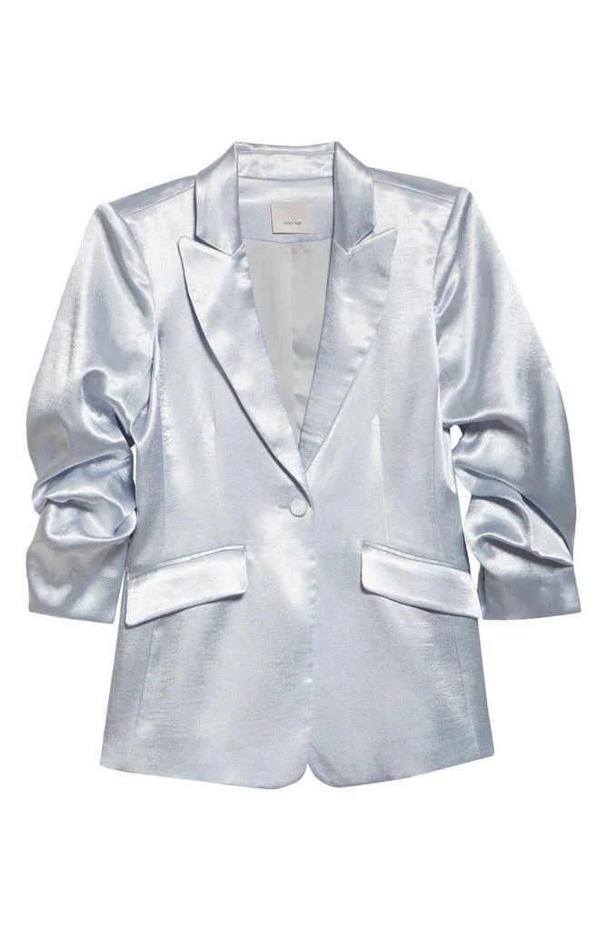 Cinq à Sept Cheyenne Hammered Satin Scrunch Sleeve Jacket 7