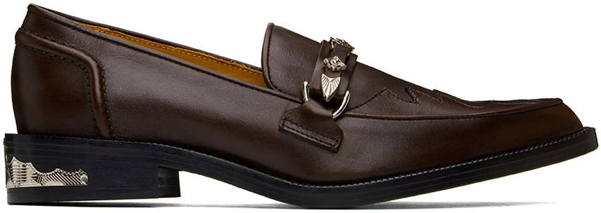 Toga Pulla SSENSE Exclusive Brown Loafers 1