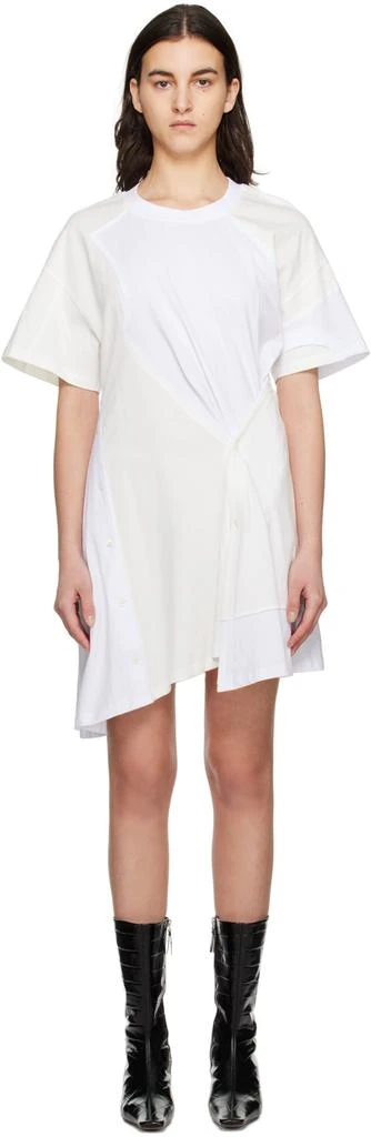 3.1 Phillip Lim White Deconstructed Minidress 1
