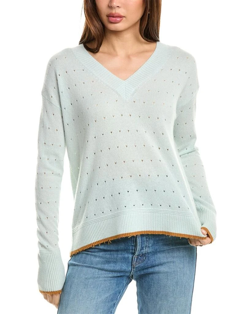 LISA TODD Lisa Todd V-Neck Cashmere Sweater 1
