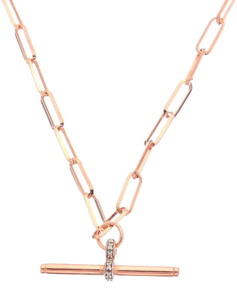 Meshmerise 18K Over Silver 0.06 ct. tw. Diamond Necklace