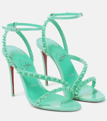 Christian Louboutin Mafaldina Spikes 100 leather sandals 1