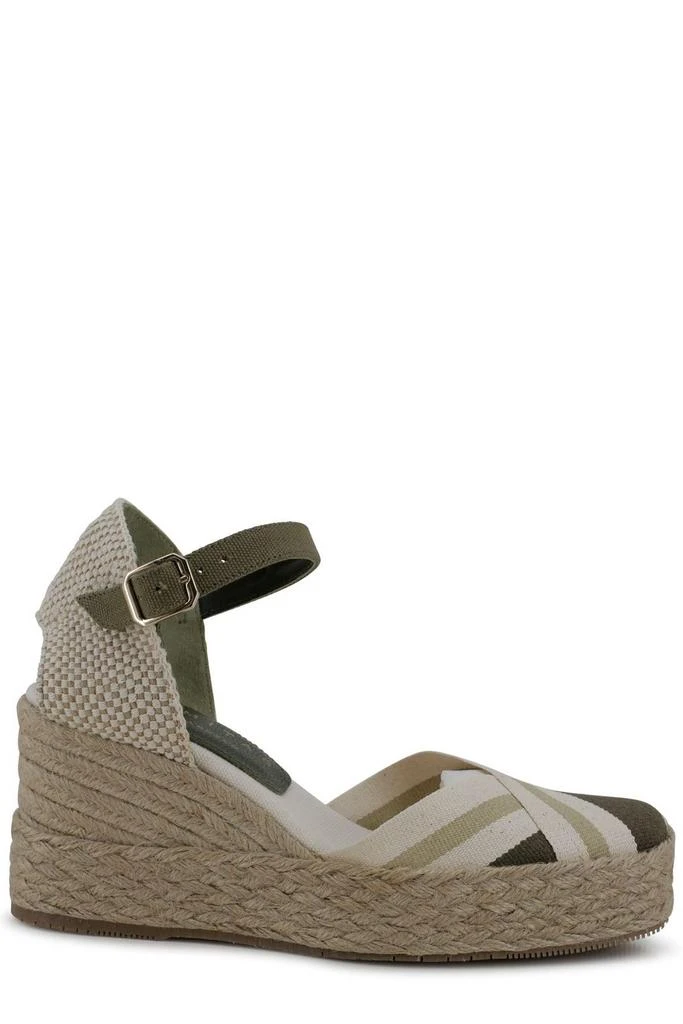 PALOMA BARCELÓ Paloma Barceló Sicily Striped Wedge Sandals 1
