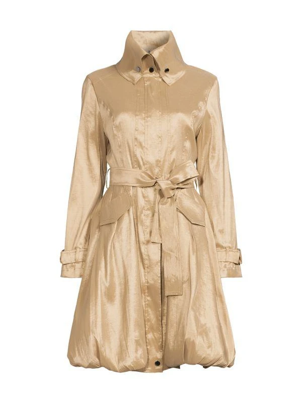 BELLE FARE Bubble Belted Trench Coat 4