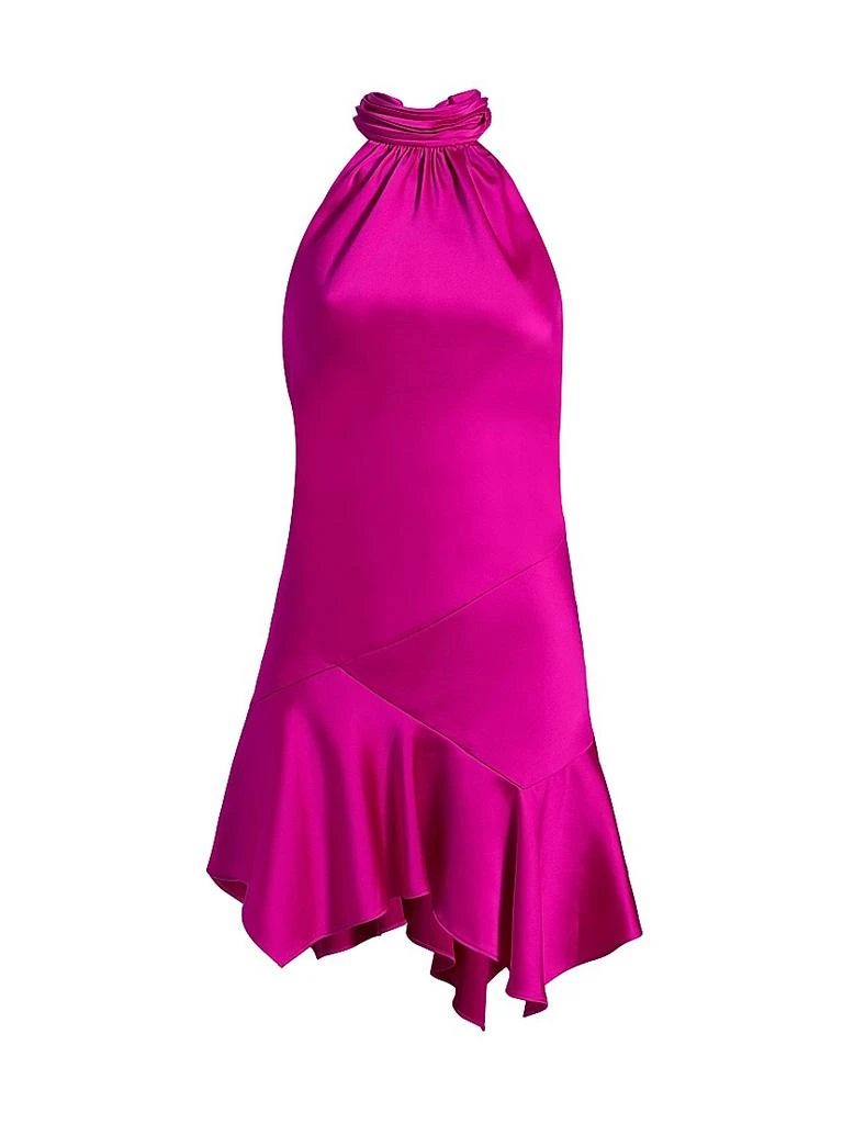 Ramy Brook Nari Satin Halter Minidress - Dresses & Skirts - Free Shipping -  BeyondStyle