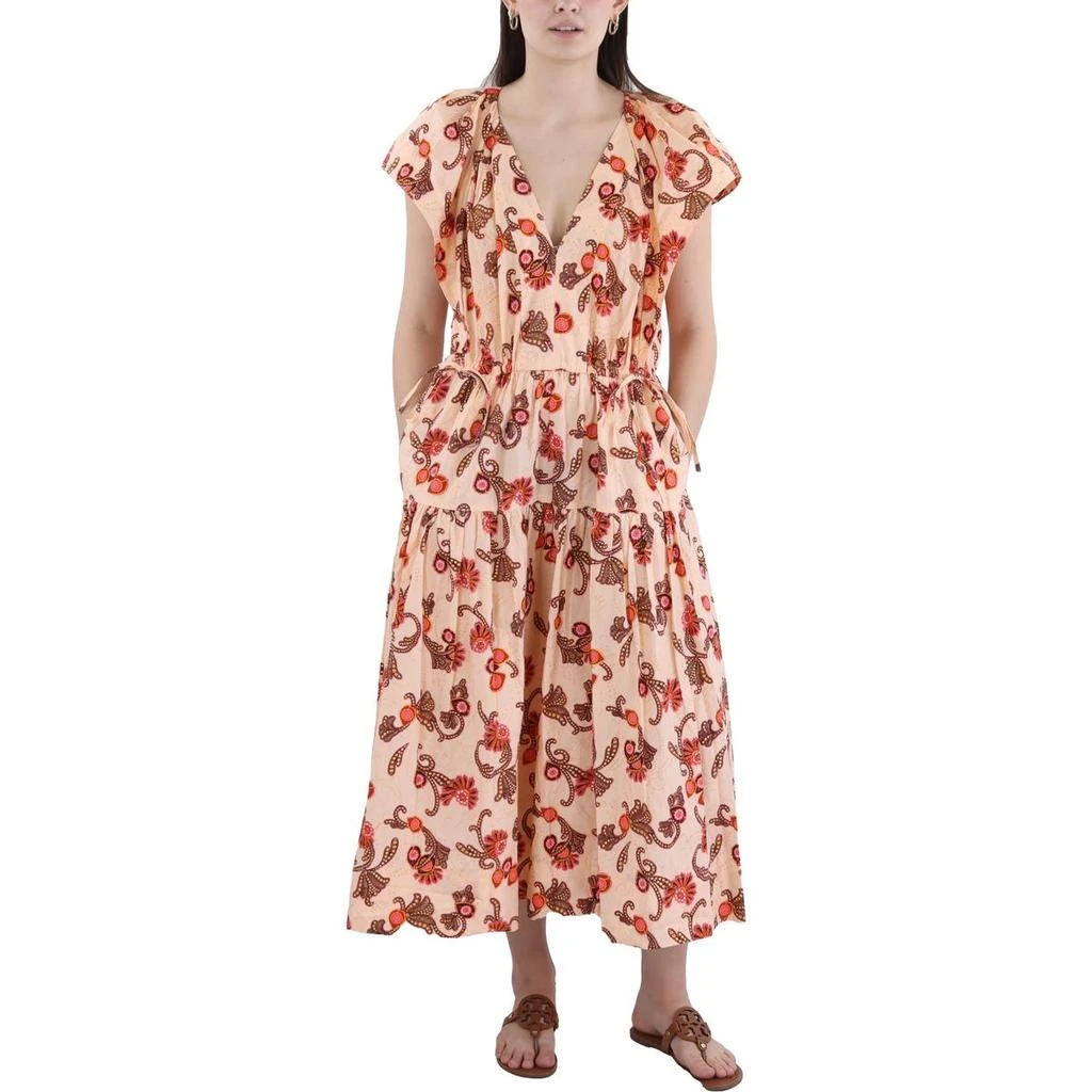 A.L.C. August Womens Paisley Cotton Sundress 1